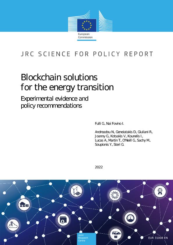 2021 - Blockchain solutions for the energy transition: experimental evidence and policy recommendations