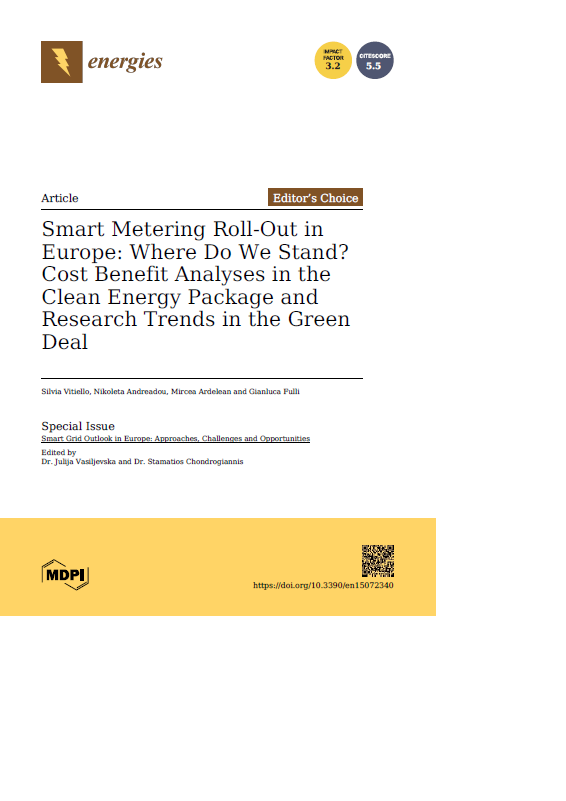2022 - Smart Metering Roll-Out in Europe: Where Do We Stand? Cost Benefit Analyses in the Clean Energy Package and Research Trends in the Green Deal