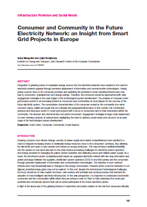 2013 - Consumer engagement: An insight from smart grid projects in Europe