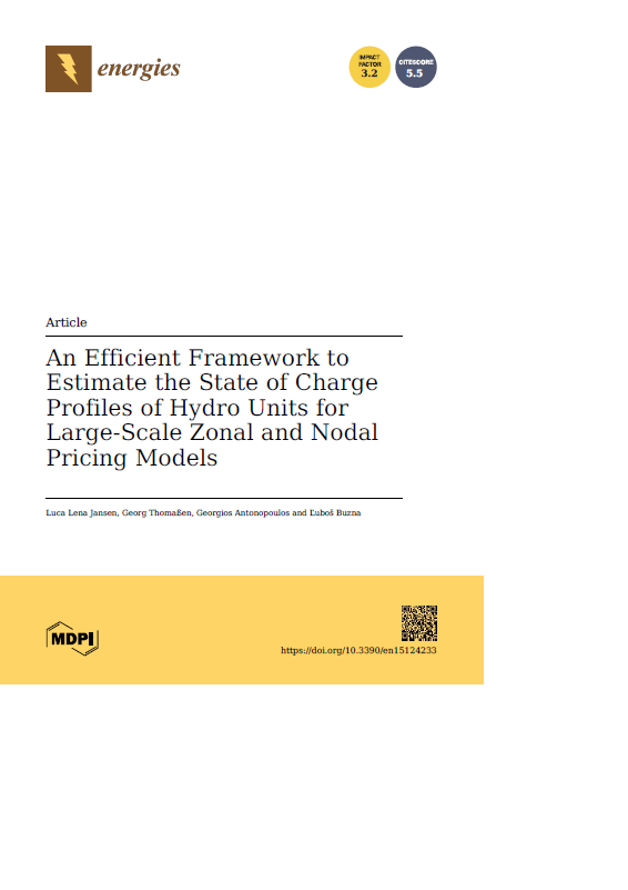 2022 - An Efficient Framework to Estimate the State of Charge Profiles of Hydro Units for Large-Scale Zonal and Nodal Pricing Models