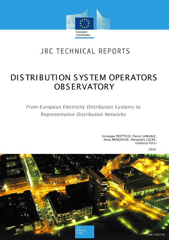 Distribution System Operators Observatory 2016