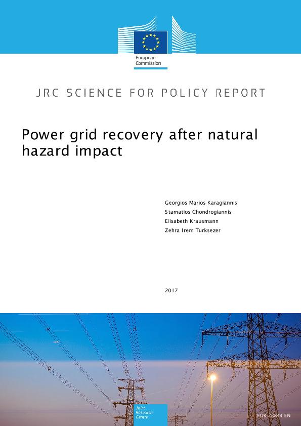 2017 - Power Grid Recovery after Natural Hazard Impact