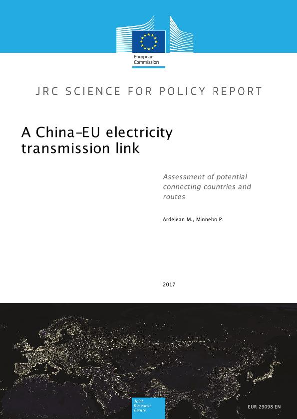 2017 -  A China-EU electricity transmission link: Assessment of potential connecting countries and routes