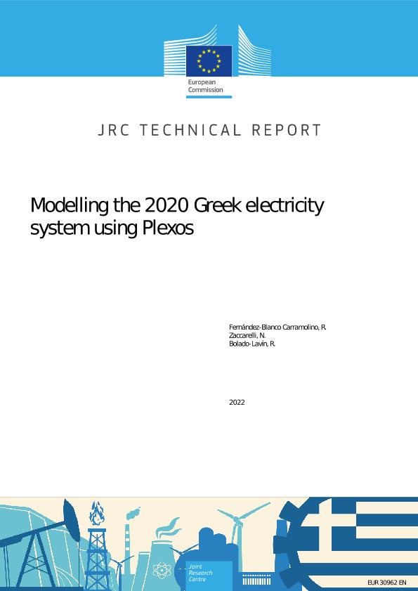 2022 - Modelling the 2020 Greek electricity system using Plexos