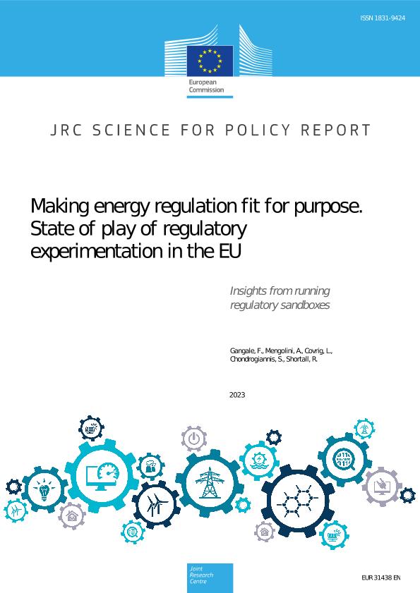 2023 - Making energy regulation fit for purpose. State of play of regulatory experimentation in the EU
