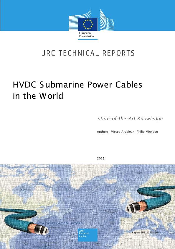 2015 - HVDC Submarine Power Cables in the World: State-of-the-Art Knowledge